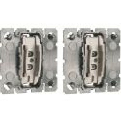 Double poussoir inverseur NO + NF – 6A Céliane – Legrand