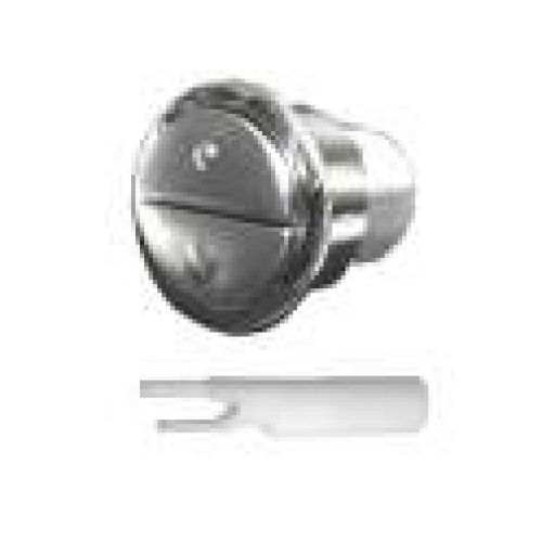 Double poussoir Prima/Royan : Chromé/Mat, D.50