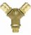 Double répartiteur pour air comprimé filetage mâle – raccord DN15 (1/2&Prime;) avec obturateurs