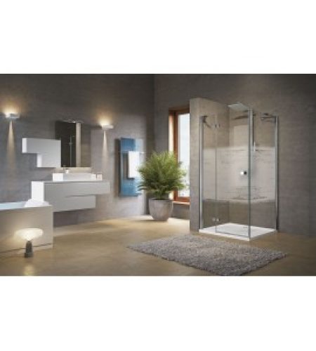 Douche accès d&rsquo;angle Novellini Brera G+F