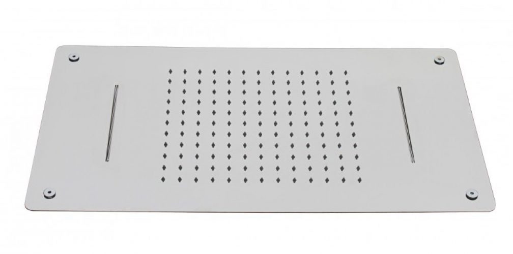 Douche de tête effet pluie et cascade, tête de douche, DPG 5017, 70 x 38cm