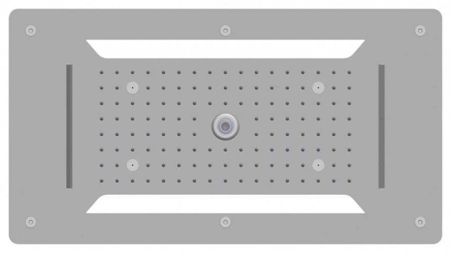 Douche de tête encastrable au plafond XXL- douche de tête en acier inoxydable  DPG5030 – 70 x 38 cm