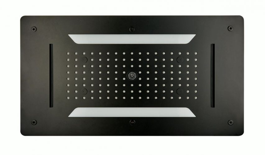 Douche de tête encastrable au plafond XXL-  DPG5030 – 70 x 38 cm – noir