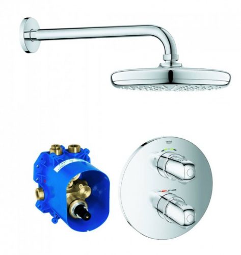 Douche Encastrable Grohe Grohtherm 1000 286mm 1 jet Chromé