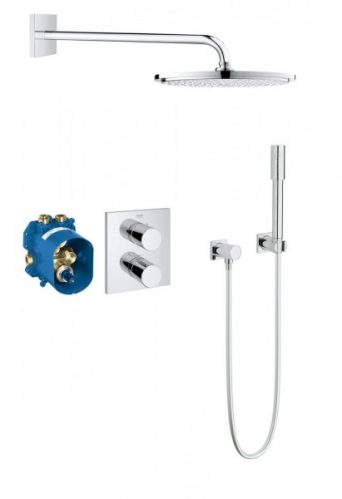 Douche Encastrable Grohe Grohtherm 3000 Cosmopolitan 422mm 1 jet Chromé 34627000