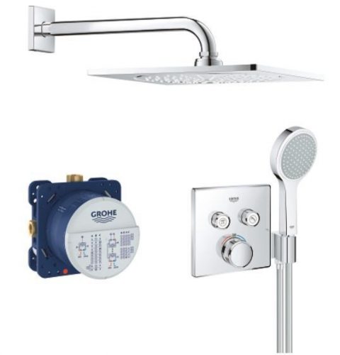 Douche Encastrable Grohe SmartControl SmartControl 286mm Ø255mm Chromé
