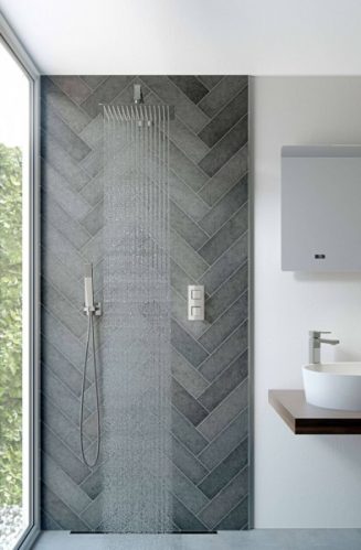 Douche Encastrable Vado Notion All Flow Vertical 2 Sorties 2 Poignées Chromé TAB-1721/NOT-CP