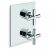 DOUCHE ENCASTREE EXECUTIVE THERMOSTATIQUE 2 SORTIES SS MECANISME SV – CRISTINA ONDYNA EV81351