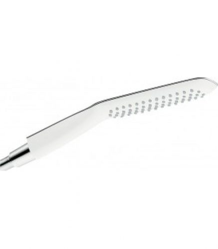 Douchette bâton 1 jet PuraVida 120 DN15,douchette 2 montages écail.chro.blanc