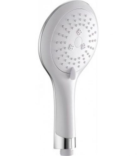 Douchette Magnifica 3 jets, chrome/blanc d100mm