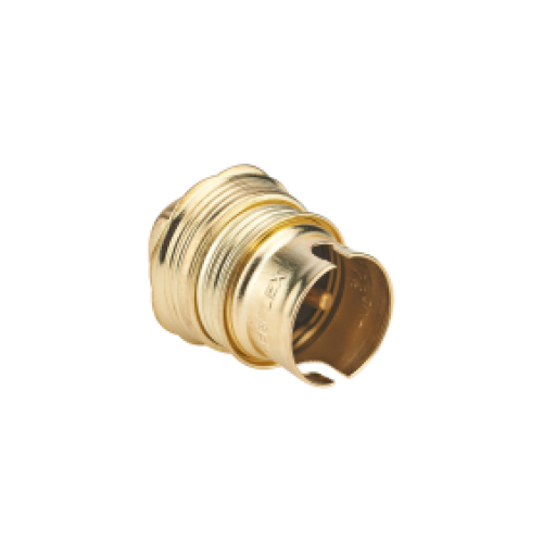 Douille – à baïonnette B22 – laiton – double bague