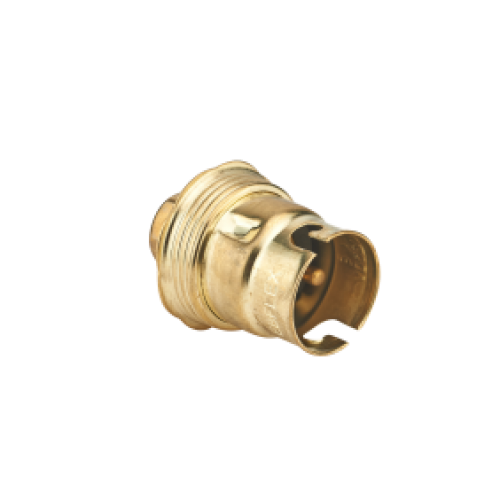 Douille – à baïonnette B22 – laiton – simple bague