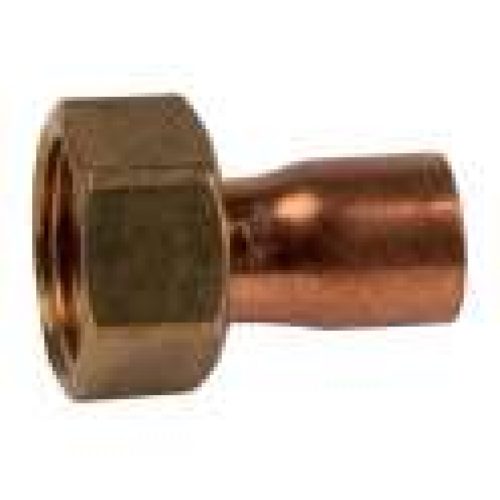 Douille cuivre réduite avec écrou à souder – Hecapo