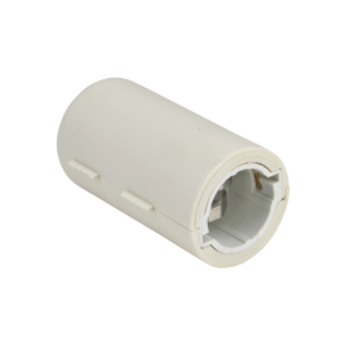 Douille de chantier – à baïonnette B22 – coiffe serre câble – blanc