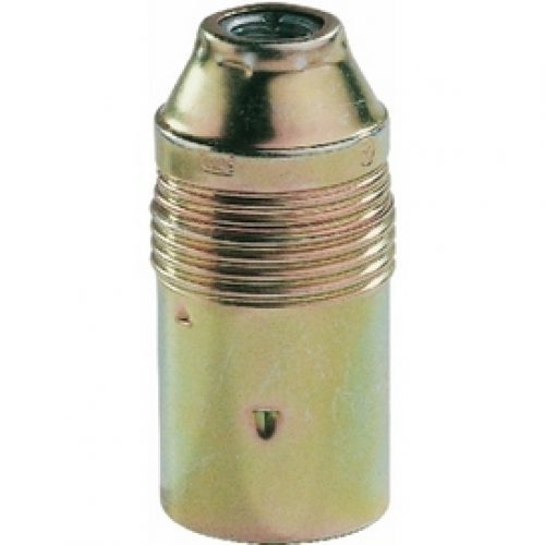 Douille E14 acier laitonné chemise lisse M10 L&rsquo;Ébénoïd – Ebenoid