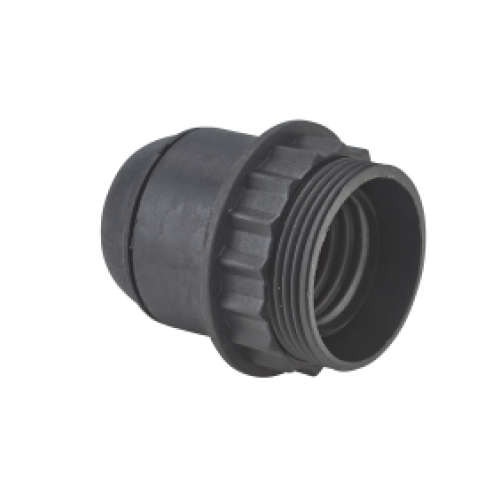 Douille à vis avec bague – 1/2 filetée – E27