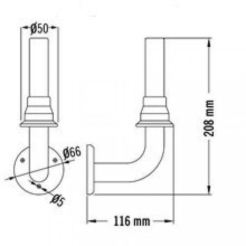 Dérouleur de papier WC gris vertical Medisteel…