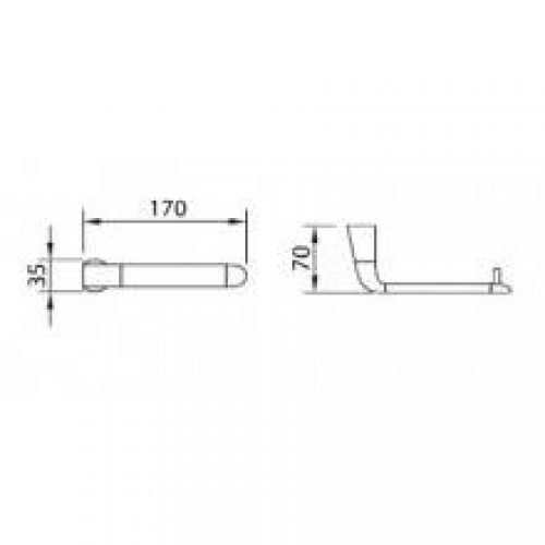 Dérouleur papier toilette Élégance