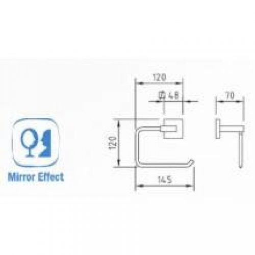 Dérouleur papier toilette Xtreme