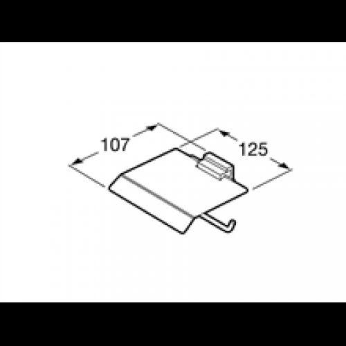 Dérouleur papier WC avec couvercle Rubik Roca