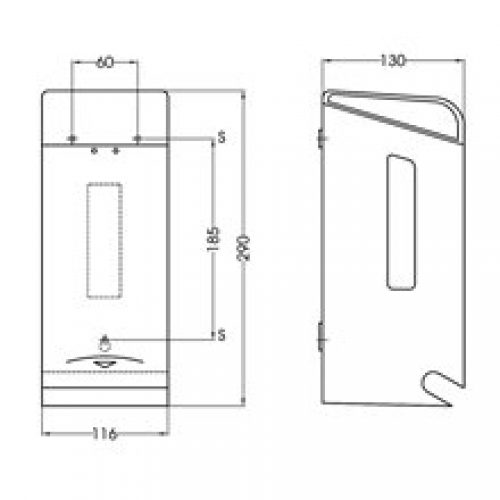 Dérouleur papier WC double rouleaux 0,9kg blanc…