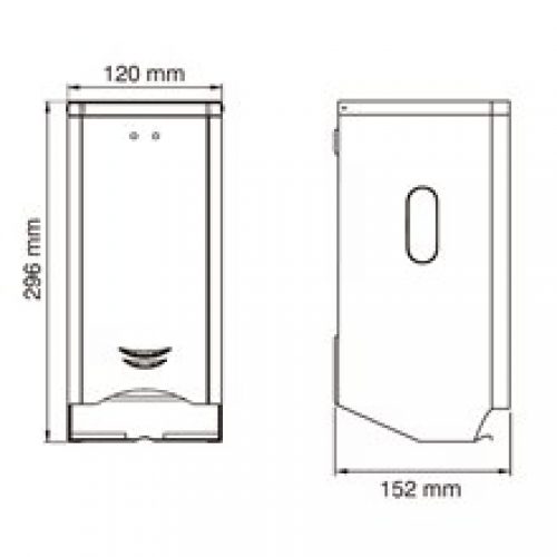 Dérouleur papier WC double rouleaux 1,1kg blanc…