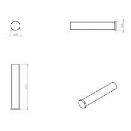 Dérouleur papier WC droit minimalisme COSMIC