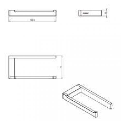 Dérouleur papier WC sans couvercle bath life…