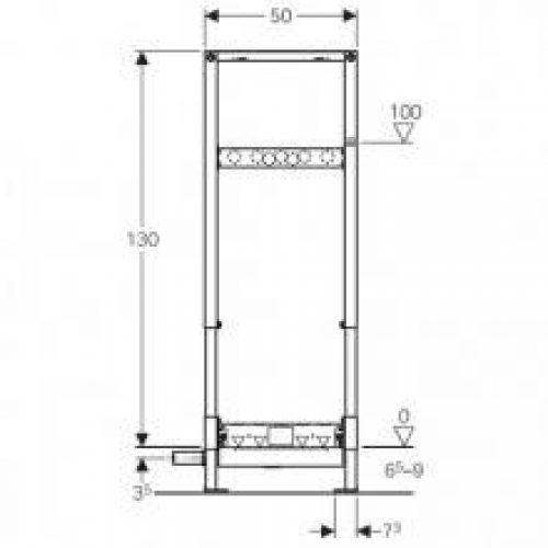 Duofix avec siphon pour douche murale