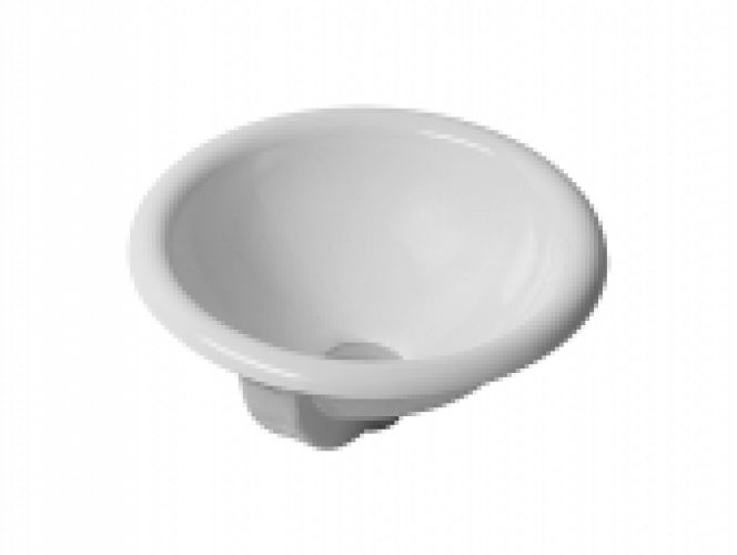 DURAVIT Architec – Lavabo à encastrer par le dessus 400×400 blanc avec WonderGliss