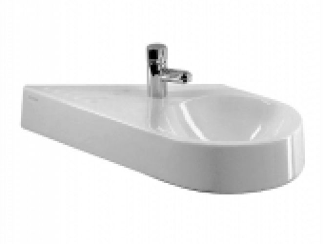 DURAVIT Architec – Lave-mains 645×410 blanc avec WonderGliss