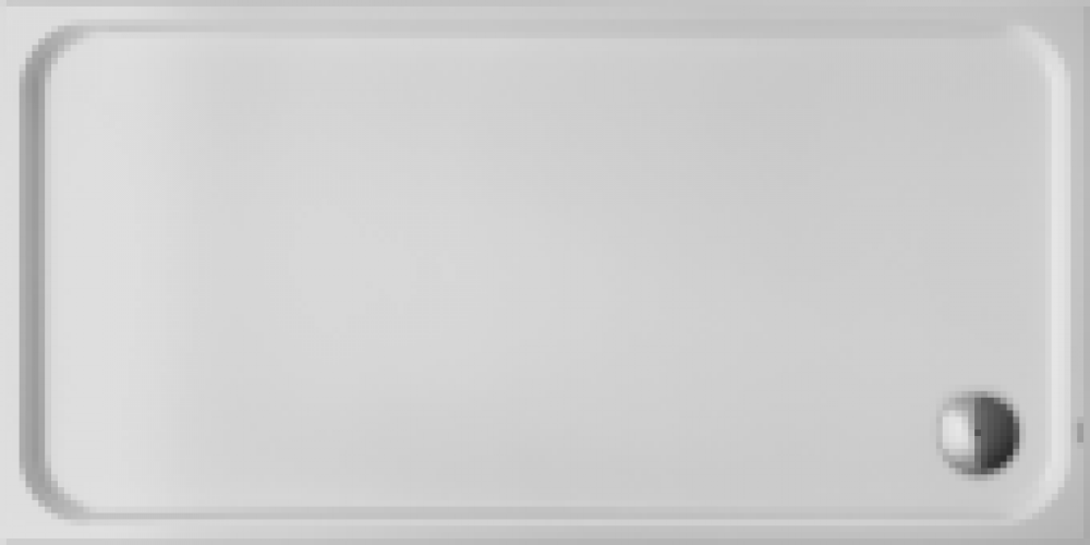 DURAVIT D-Code – Duschwanne 1800 x 900 mm Rechteck mit Antislip weiß