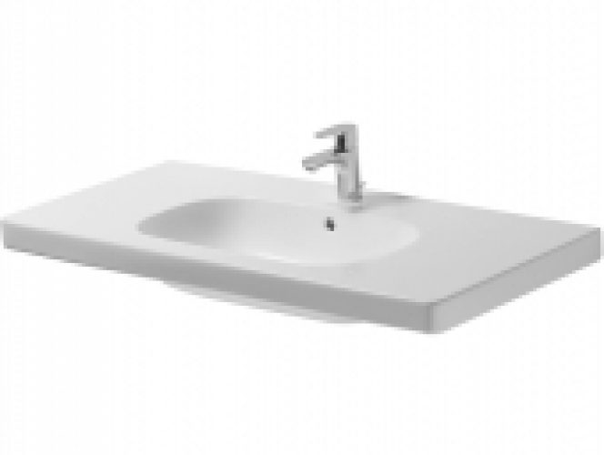 DURAVIT D-Code – Lavabo pour meuble 1050×480 blanc sans WonderGliss