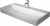 DURAVIT DuraSquare – Lavabo  1000×470 blanc avec WonderGliss