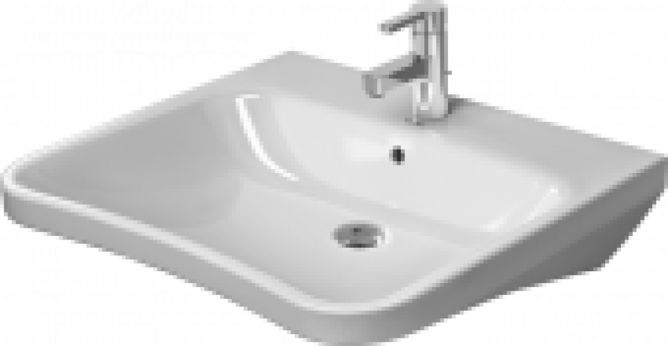 DURAVIT DuraStyle – Lavabo vital 650×570 blanc avec WonderGliss