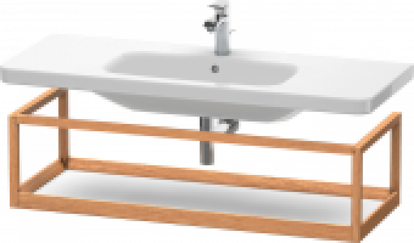 DURAVIT DuraStyle – Möbel-Accessories Ablage wandhängend 440x1140x300mm lichtblaumatt/eicheMass