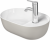 DURAVIT Luv – Vasque à poser pour meuble 420×270 sand matt (sable) avec WonderGliss