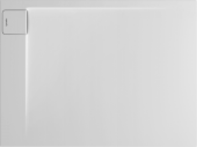 DURAVIT P3 Comforts – Duschwanne 1200 x 900 x 47 mm Rechteck Ecke links weiß