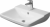 DURAVIT P3 Comforts – Lavabo  550×455 blanc avec WonderGliss