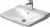 DURAVIT P3 Comforts – Lavabo  600×470 blanc avec WonderGliss