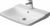 DURAVIT P3 Comforts – Lavabo  650×500 blanc avec WonderGliss