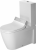 DURAVIT Starck 2 – Cuvette sur pied à fond creux à poser Confort SensoWash pour réservoir attenant blanc sans WonderGliss