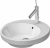 DURAVIT Starck 2 – Lavabo à encastrer par le dessus 480×480 blanc avec WonderGliss