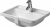 DURAVIT Starck 3 – Lavabo à encastrer par le dessus 525×400 blanc avec WonderGliss