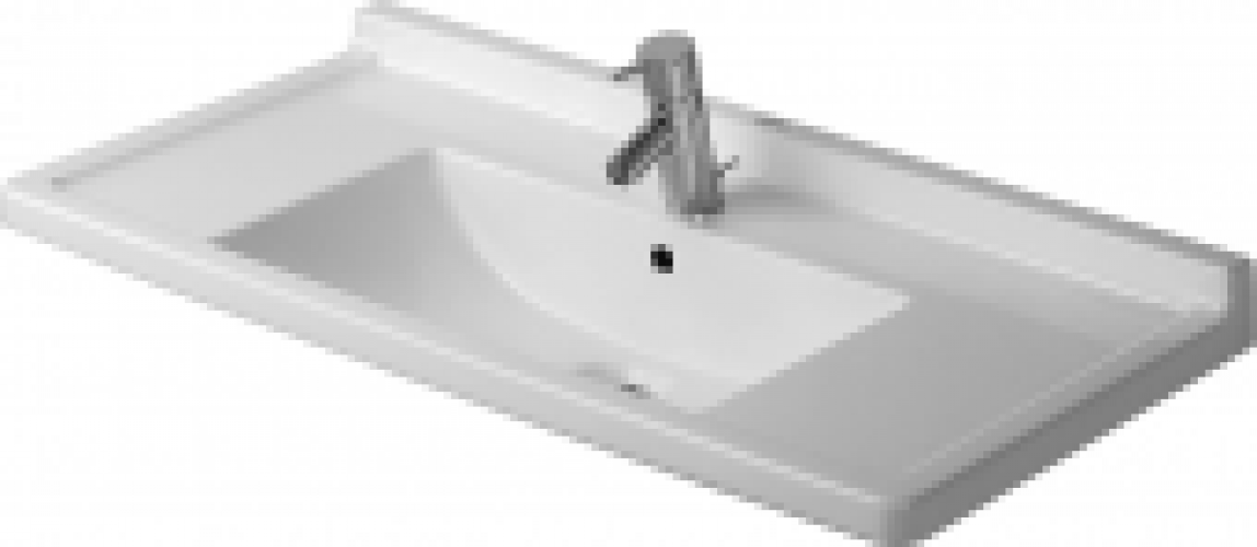 DURAVIT Starck 3 – Lavabo pour meuble 850×485 blanc avec WonderGliss