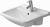 DURAVIT Starck 3 – Lavabo semi-encastré 550×460 blanc avec WonderGliss