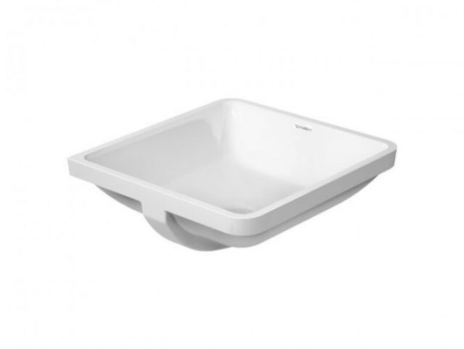 Duravit Starck 3 Vasque à encastrer 430 x 430 mm blanc par Philippe Starck