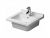 Duravit Starck 3 Vasque à encastrer meulé 480 x 465 mm blanc (030348)