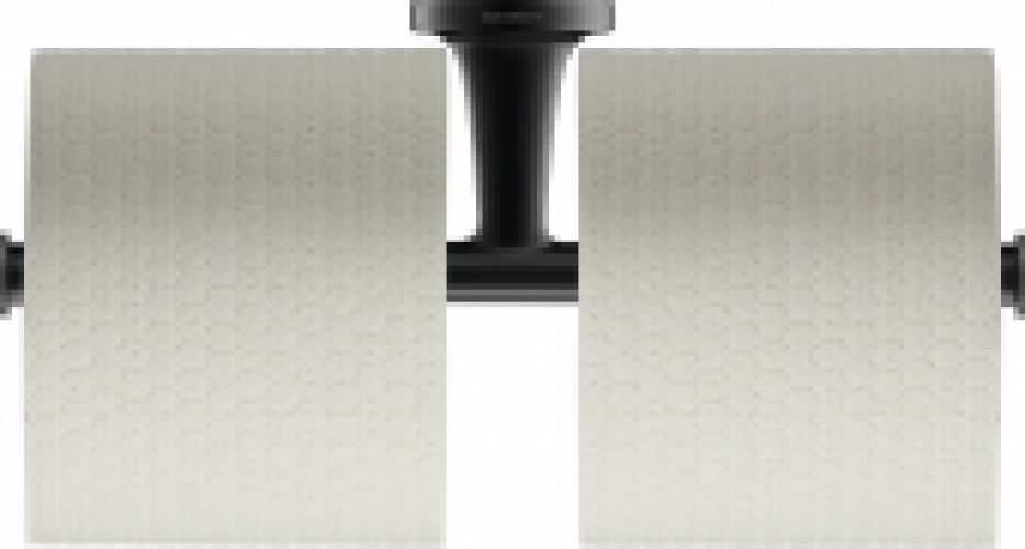 DURAVIT Starck T – Papierrollenhalter doppelt schwarz matt