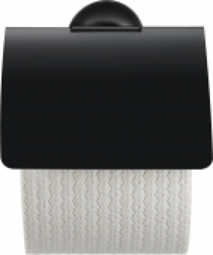 DURAVIT Starck T – Papierrollenhalter mit Deckel schwarz matt